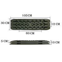 Αντιολισθητικά Βοηθητικά Πέδιλα Πρόσφυσης Anti-Skid Pads Μαύρα Πλαστικά 2 Τεμάχια