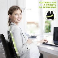 Ανατομικό-Ορθοπεδικό Στήριγμα Πλάτης Καθίσματος και Καρέκλας 40cm x 40cm x 14cm Μαύρο