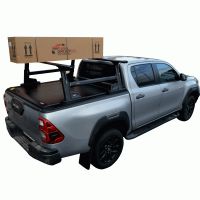 ΚΑΠΑΚΙ ΚΑΡΟΤΣΑΣ ΡΟΛΟ ΑΛΟΥΜΙΝΙΟΥ ΜΕ ΠΟΛΥΛΕΙΤΟΥΡΓΙΚΟ ROLL-BAR TEK 2 MAX 9080 ROLL+RB 460 MULTIFUNCTION TOYOTA HILUX REVO 2016+ & HILUX 2021+