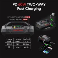 Εκκινητής Μπαταριών Αυτοκινήτου, Powerbank, Κομπρεσσέρ Αέρος 12V 150PSI, Φακός Led 4 Σε1 Lokithor LO-ApartX (Χωρίς Μπαταρία)