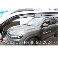 ΑΝΕΜΟΘΡΑΥΣΤΕΣ ΓΙΑ DACIA DUSTER 5D 2024+ ΣΕΤ ΑΥΤΟΚΙΝΗΤΟΥ ΑΠΟ ΕΥΚΑΜΠΤΟ ΦΙΜΕ ΠΛΑΣΤΙΚΟ HEKO - 4 ΤΕΜ