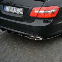 Splitters Πίσω Προφυλακτήρα Δεξιά & Αριστερά Για Mercedes-Benz E-Class W212 09-13 Amg E63 Έκδοση Γυαλιστερό Μαύρο Maxton Design 2 Τεμάχια