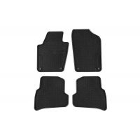 Λαστιχένια Πατάκια Geyer & Hosaja Για VW Polo 2009-2017 / Skoda Fabia 2014+ / Seat Ibiza 2008-2017 4 Τεμάχια Μαύρο 842/4C