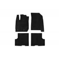 Λαστιχένια Πατάκια Geyer & Hosaja Για Dacia Duster II 2018+ 4 Τεμάχια Μαύρα 898/4C