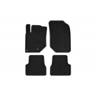 Λαστιχένια Πατάκια Geyer & Hosaja Για Opel Corsa F / Peugeot 208 2019+ / Opel Mokka 2020+ 4 Τεμάχια Μαύρα 901/4C