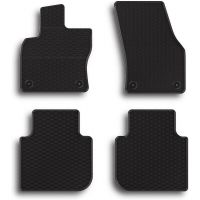 Λαστιχένια Πατάκια Geyer & Hosaja Για Seat Tarraco 2019+ / Skoda Kodiaq / VW Tiguan Allspace 2017+ 4 Τεμάχια Μαύρα 904/4C