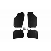 Λαστιχένια Πατάκια Geyer & Hosaja Για Volkswagen Polo 2001-2009 / Fox 2005-2010 / Skoda Fabia 1999-2008 / Seat Ibiza / Cordoba 2002-2008 4 Τεμάχια Μαύρα 910/4C