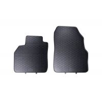 Λαστιχένια Πατάκια Geyer & Hosaja Για Citroen Berlingo / Fiat Doblo / Peugeot Partner / Opel Combo 2018+ / Toyota Proace City 2019+ 2 Τεμάχια Εμπρός Μαύρα 918/2C