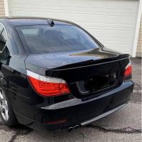 Αεροτομή Πορτ Παγκάζ Για Bmw 5 E60 03-11 M4 Look Lipspoiler Γυαλιστερή Μαύρη Από Πλαστικό