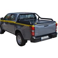 ΚΑΠΑΚΙ ΚΑΡΟΤΣΑΣ ΡΟΛΟ ΑΛΟΥΜΙΝΙΟΥ ΜΕ ΕΡΓΟΣΤΑΣΙΑΚΟΥ ΤΥΠΟΥ BLACK-INOX ROLL-BAR TEK 2 MAX 9080 ROLL+RB 417 PANAMERICANA ISUZU D-MAX 2021+