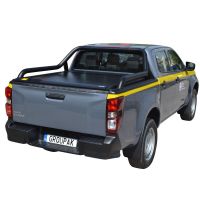 ΚΑΠΑΚΙ ΚΑΡΟΤΣΑΣ ΡΟΛΟ ΑΛΟΥΜΙΝΙΟΥ ΜΕ ΕΡΓΟΣΤΑΣΙΑΚΟΥ ΤΥΠΟΥ BLACK-INOX ROLL-BAR TEK 2 MAX 9080 ROLL+RB 417 PANAMERICANA ISUZU D-MAX 2021+