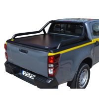 ΚΑΠΑΚΙ ΚΑΡΟΤΣΑΣ ΡΟΛΟ ΑΛΟΥΜΙΝΙΟΥ ΜΕ ΕΡΓΟΣΤΑΣΙΑΚΟΥ ΤΥΠΟΥ BLACK-INOX ROLL-BAR TEK 2 MAX 9080 ROLL+RB 417 PANAMERICANA ISUZU D-MAX 2021+