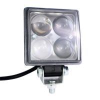 ΠΡΟΒΟΛΕΑΣ LED ΤΕΤΡΑΓΩΝΟΣ 12W 4D 10-30V ΛΕΥΚΟ ΦΩΣ