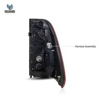 Πισινά Φανάρια Set Για Toyota Hilux Revo 2015-2020 Led Bar Animation Κόκκινο/Clystal VLAND