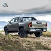 Πισινά Φανάρια Set Για Toyota Hilux Revo 2015-2020 Led Bar Animation Κόκκινο/Clystal VLAND