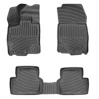 Πατάκια Σκαφάκια 3D Από Λάστιχο TPE Για Peugeot 3008 24+ Hybrid Rizline 4 Τεμάχια Μαύρα