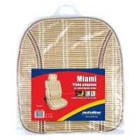 Πλατοκάθισμα Μπροστινό Universal (Ψάθα/Μπαμπού) MIAMI 1 τμχ με Μαξιλάρι Μέσης 46x94cm
