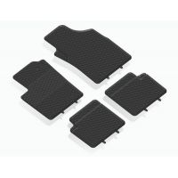 Λαστιχένια Πατάκια Geyer & Hosaja Για Ford Ka 2008-2016, Fiat 500 2007-2024 , Fiat Panda II 2003-2012 4 Τεμάχια Μαύρα 919/4C