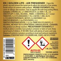 Αρωματικό Αυτοκινήτου Κονσέρβα Feral Με Άρωμα Golden Life 40gr