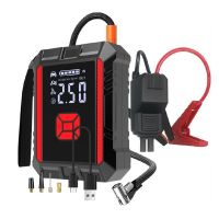 Φορητός Εκκινητής Αυτοκινήτου 12V &amp; Τρόμπα X6 &amp; Power Bank 14.800mAh με Φακό και USB