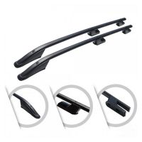 ΠΑΡΑΛΛΗΛΕΣ ΜΠΑΡΕΣ ΟΡΟΦΗΣ ΑΛΟΥΜΙΝΙΟΥ ΣΕ ΜΑΥΡΟ ΧΡΩΜΑ SPORT ΓΙΑ DACIA DOKKER 2012-2021 ΜΕΓΙΣΤΟ ΒΑΡΟΣ ΦΟΡΤΙΟΥ 75KG OMTEC - 2 TEM.