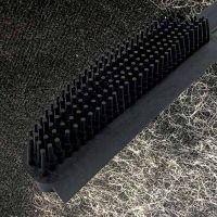 Βούρτσα Καθαρισμού Λαστιχένια Για Τρίχες / Χειροκαθαριστήρας Τζαμιών Σιλικόνης 2in1 Feral Detailing Pro 25x5cm