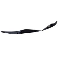 Φρυδάκια Μπροστινών Φαναριών Για Ford Fiesta 08-12 Evil Eye Μαύρο Γυαλιστερό 2 Τεμάχια