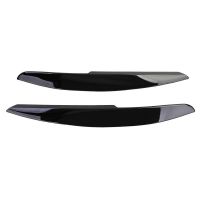 Φρυδάκια Μπροστινών Φαναριών Για VW Polo 6R 6C 09-17 Evil Eye Μαύρο Γυαλιστερό 2 Τεμάχια