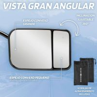 Καθρέπτες Εξωτερικοί Βοηθητικοί Πρόσθετοι Για Τροχόσπιτα 18.4x12.5cm Swiss Drive 2808326 2 Τεμάχια