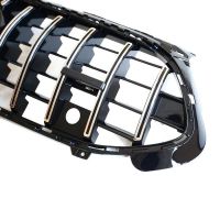 Μάσκα Για Mercedes-Benz A-Class W177 Facelift 23+ GT Amg Panamericana Look Μαύρο/Χρώμιο 1 Τεμάχιο