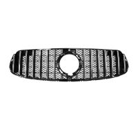 Μάσκα Για Mercedes-Benz GLC-Class X253 19+ Facelift GTR Panamericana Honeycomb Design Μαύρο/Χρώμιο