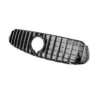 Μάσκα Για Mercedes-Benz GLC-Class X253 19+ Facelift GTR Panamericana Honeycomb Design Μαύρο/Χρώμιο