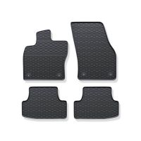 Λαστιχένια Πατάκια Geyer & Hosaja Για Audi Q2 2016+ 4 Τεμάχια, Μαύρα 922/4C