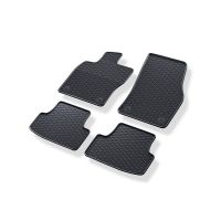 Λαστιχένια Πατάκια Geyer & Hosaja Για Audi Q2 2016+ 4 Τεμάχια, Μαύρα 922/4C