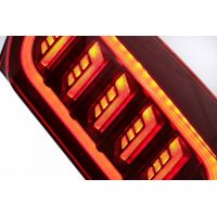 Πισινά Φανάρια Set Για Mercedes-Benz Vito W447 14+ Maybach Look Full Led Bar & Led Signal Dynamic Κόκκινο/Crystal Carner