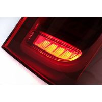 Πισινά Φανάρια Set Για Mercedes-Benz Vito W447 14+ Maybach Look Full Led Bar & Led Signal Dynamic Κόκκινο/Crystal Carner
