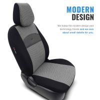 Καλύμματα Αυτοκινήτου Otom Smart Design Universal Ύφασμα / Δερματίνη Σετ Εμπρός / Πίσω 11 Τεμαχίων Μαύρο / Γκρι SLTSMT102-NZ