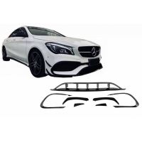Splitters Μπροστινού Προφυλακτήρα Για Mercedes-Benz CLA W117 Facelift 16-18  Με Amg Line Προφυλακτήρα Piano Black 8 Τεμάχια