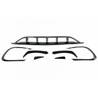 Splitters Μπροστινού Προφυλακτήρα Για Mercedes-Benz CLA W117 Facelift 16-18  Με Amg Line Προφυλακτήρα Piano Black 8 Τεμάχια