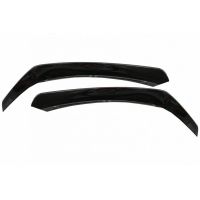 Splitters Μπροστινού Προφυλακτήρα Για Mercedes-Benz CLA W117 Facelift 16-18  Με Amg Line Προφυλακτήρα Piano Black 8 Τεμάχια