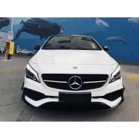 Splitters Μπροστινού Προφυλακτήρα Για Mercedes-Benz CLA W117 Facelift 16-18  Με Amg Line Προφυλακτήρα Piano Black 8 Τεμάχια