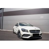 Splitters Μπροστινού Προφυλακτήρα Για Mercedes-Benz CLA W117 Facelift 16-18  Με Amg Line Προφυλακτήρα Piano Black 8 Τεμάχια