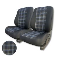 Ημικάλλυμα Εμπρόσθιο Universal No13 Καρό Μπλε 2τμχ