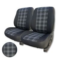 Ημικάλλυμα Εμπρόσθιο Universal No12 Καρό Γκρι 2τμχ