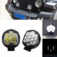 Προβολέας Εργασίας 15Led Στρόγγυλος Με Λειτουργία Φλας 10-80V 6000K 1 Τεμάχιο