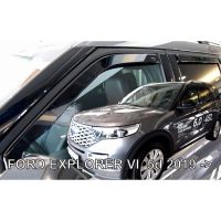 ΑΝΕΜΟΘΡΑΥΣΤΕΣ ΓΙΑ FORD EXPLORER EV 5D (ΗΛΕΚΤΡΙΚΟ) 2023+ ΣΕΤ ΑΥΤΟΚΙΝΗΤΟΥ ΑΠΟ ΕΥΚΑΜΠΤΟ ΦΙΜΕ ΠΛΑΣΤΙΚΟ HEKO - 4 ΤΕΜ