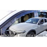 ΑΝΕΜΟΘΡΑΥΣΤΕΣ ΓΙΑ MERCEDES E-KLAS S214 5D/X214 ALL-TERRAIN 5D 2023+ ΣΕΤ ΑΥΤΟΚΙΝΗΤΟΥ ΑΠΟ ΕΥΚΑΜΠΤΟ ΦΙΜΕ ΠΛΑΣΤΙΚΟ HEKO - 4 ΤΕΜ