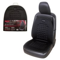 Πλατοκάθισμα Μασάζ Αυτοκινήτου / Καρέκλας Γραφείου Πολυεστερικό Βιομαγνητικό Με 8 Μαγνήτες Μαύρο 1 Τεμάχιο