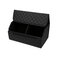 Θήκη Οργάνωσης Πορτ-Παγκάζ Αυτοκινήτου Μαύρη Δερματίνη 66x30x30cm