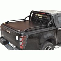 SMART ΡΟΛΟ ΑΛΟΥΜΙΝΙΟΥ ΗΛΕΚΤΡΙΚΟ ΜΕ ΒΑΡΕΟΣ ΤΥΠΟΥ BLACK-INOX ROLL-BAR, ΑΨΙΔΑ ΤΖΑΜΙΟΥ ΚΑΙ ΚΟΥΠΑΣΤΕΣ SMART 2-7000 E-ROLL+RB 405BL-INOX+KOUP 115BL ISUZU D-MAX 2021+